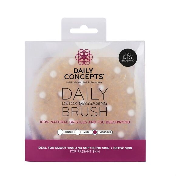 NWT Daily Concepts Daily Detox Massaging Brush - Picture 2 of 5